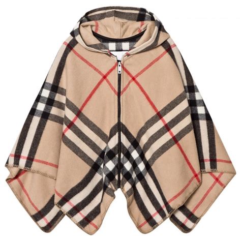 burberry victoria hoodie cape|Burberry Victoria Hooded Check Cape, New Classic, Size M.